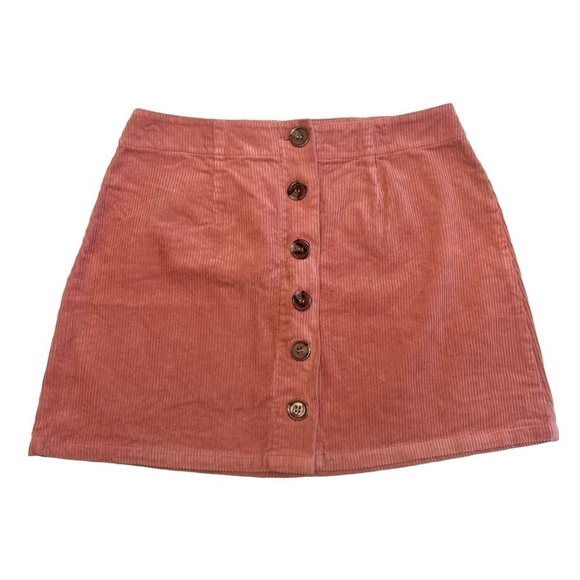 Orange Kiss - Couture Y2K Rust Mini Skirt - Picture 1 of 5